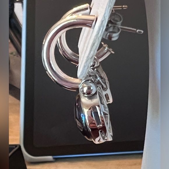 Honora Sterling Cultured freshwater black pearl dangling earrings - Picture 4 of 9